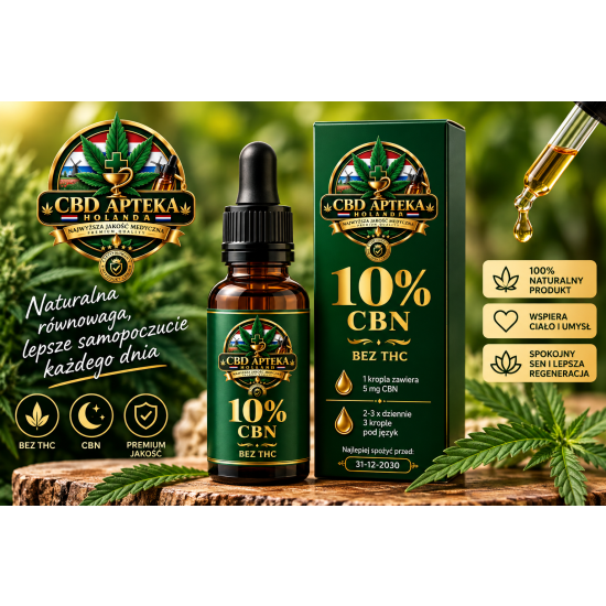 Olej konopny CBN 10%